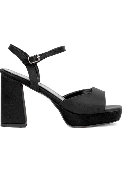 25BY130.1008-1 Kadın Platform Ayakkabı Siyah