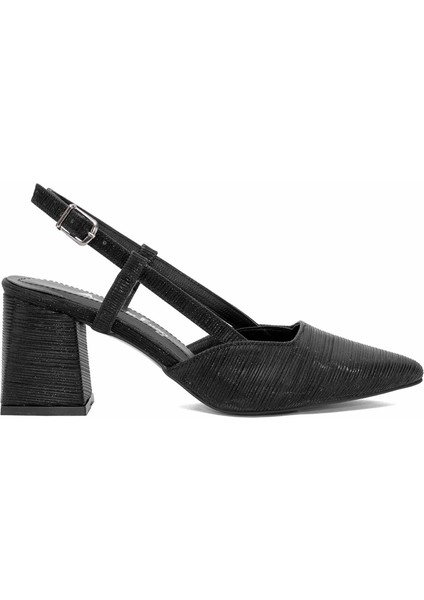 Elit MST1901LKADIN Klasik Topuklu Ayakkabı Siyah
