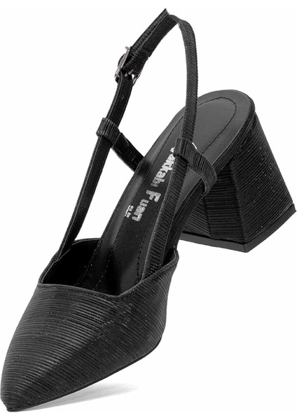 Elit MST1901LKADIN Klasik Topuklu Ayakkabı Siyah fırsatları