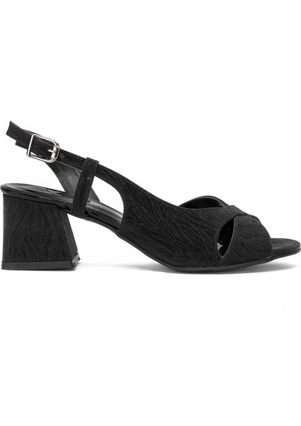 25BY25.958T Kadın Klasik Topuklu Ayakkabı Siyah
