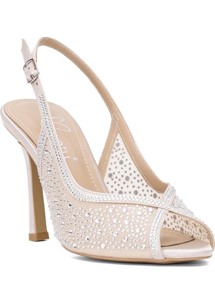 25BY60.5752 Kadın Klasik Topuklu Ayakkabı Bej fiyatları