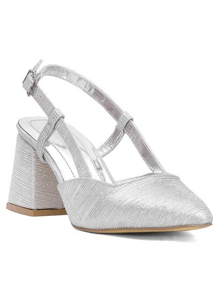 Elit MST1901LKADIN Klasik Topuklu Ayakkabı Gümüş fiyatları