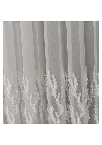 Taç Santosa Tül Perde - Sık Pile modelleri