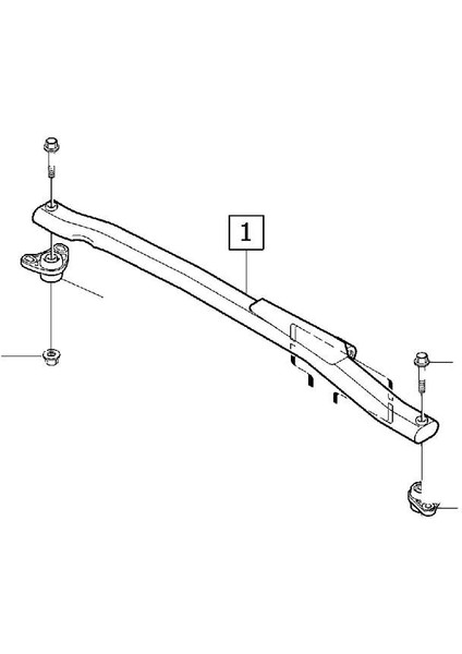 Volvo S60 S80 XC90 XC70 V70 Ön Kule Gergi Braketi Sol 8666205