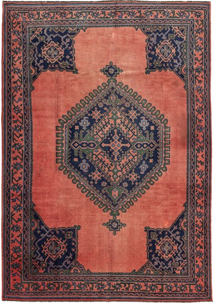 Etrenli Geleneksel El Dokuma Yün Halı 240 x 346 cm