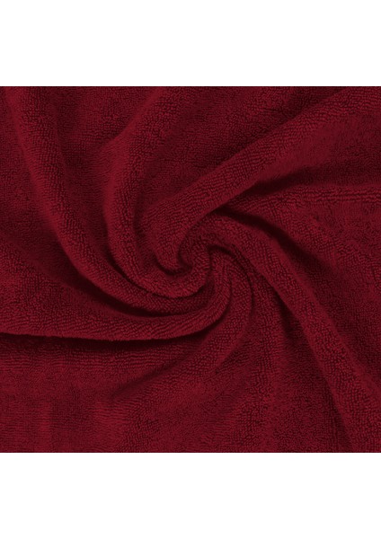 Koza Vitrin %100 Pamuk 3'lü Kırmızı Yüz ve Fitness Havlu Seti-50X90 cm -Hassas Ciltler İçin Özel