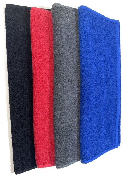 Koza Vitrin %100 Pamuk 3'lü Kırmızı Yüz ve Fitness Havlu Seti-50X90 cm -Hassas Ciltler İçin Özel