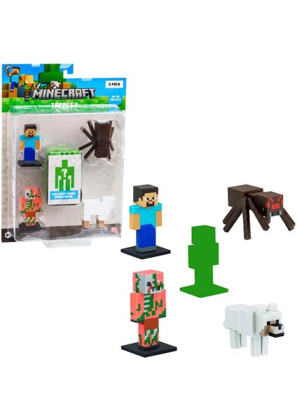 Toppeez 5'li Figür Seti - Steve’li Set