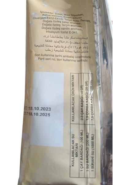 Salep Aromalı İçecek Tozu 250 gr fiyatları