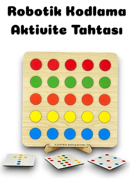 Kodlama Oyuncakları,eğitici Oyuncak,ahşap Oyuncak,renk Oyun Tahtası,robotik Tosbik
