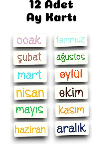 Cocuk Takvimi, Cocuk Aktivite Takvimi, Egitici Takvim, Günlük Yasam Becerileri Takvim, Ahsap Takvim