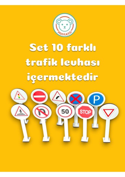 Trafik Levhaları,ahşap Trafik Işaretleri,oyuncak Araba,araba Parkuru