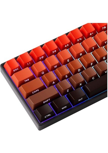 MONSGEEK FUN60 Max Shine-Through Blaze Gradient Hall Effect Manyetik Switch ARGB Kablosuz Hotswap Mekanik Gaming Klavye