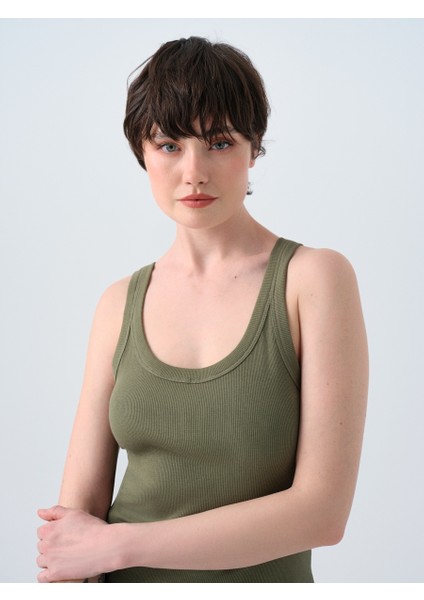 Slim Fit Kadın Atlet
