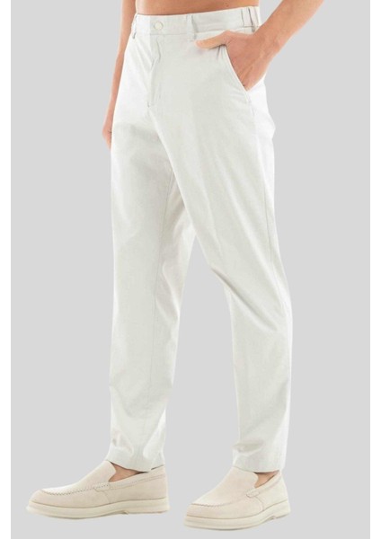 Relaxed Fit Erkek Pantolon Bej