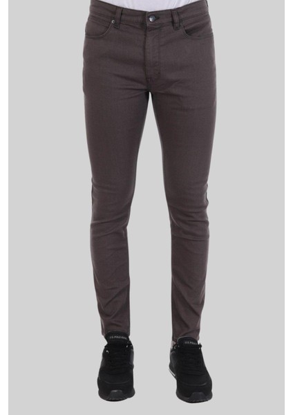 Erkek Slim Fit Jean Pantolon Gri