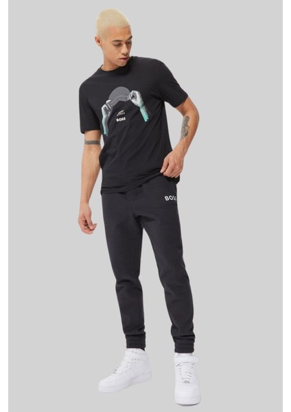 Erkek Spor Pantolon Siyah