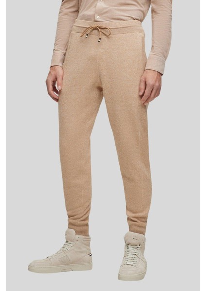 Jogger Yünlü Erkek Pantolon Bej