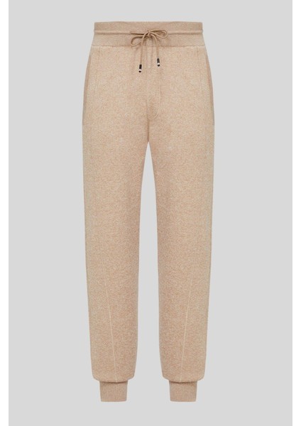Jogger Yünlü Erkek Pantolon Bej