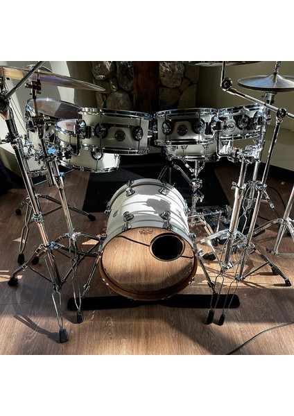 Nanomat Akustik Davul Matı - Double Kick Pedalı Uyumlu