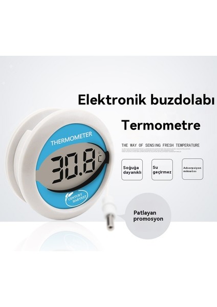 Ev Mutfak Buzdolabı Manyetik Emme Su Geçirmez Prob Düşük Sıcaklık Ölçer (Yurt Dışından) modelleri