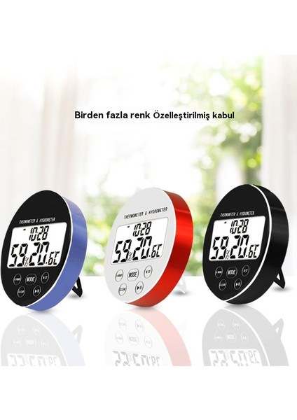 Zaman Yuvarlak Sıcaklık ve Nem Cihazı Iç Dijital Sıcaklık ve Nem Ölçer (Yurt Dışından) fırsatları
