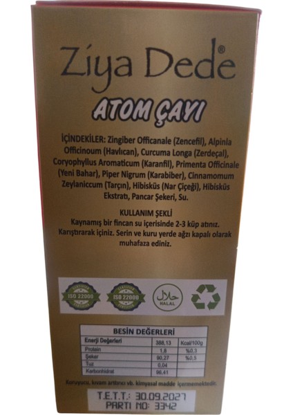 Atom Çayı 150 gr