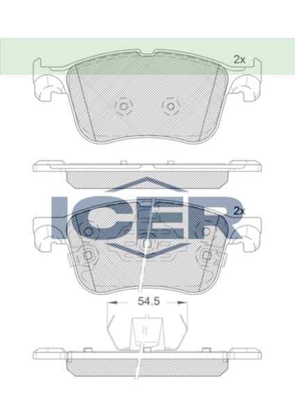 Ön Balata Fişli Ford Focus Iv 18>