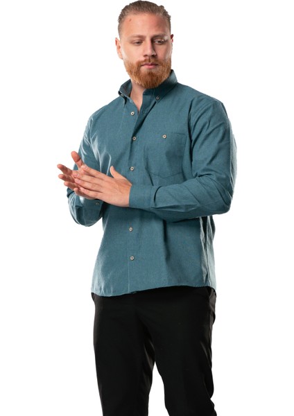 Uzun Kol Oduncu Erkek Pazen Sonbahar ve Kışlık Gömlek Kahve 4039 modelleri