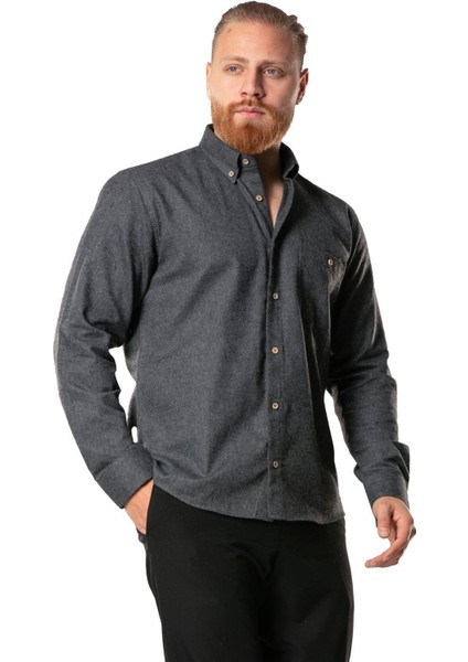 Uzun Kol Oduncu Erkek Pazen Sonbahar ve Kışlık Gömlek Kahve 4039 modelleri