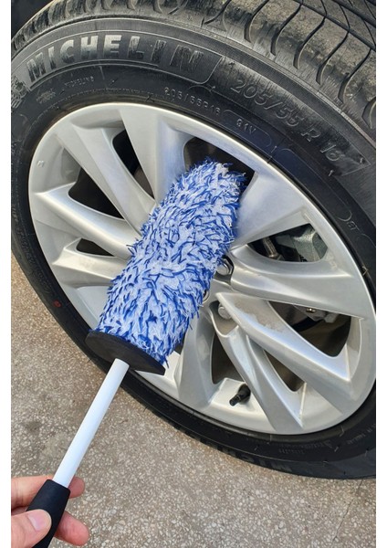 Yumuşak Mikrofiber Jant Temizleme Fırçası | Çizmez Araba Jant Yıkama Fırçası