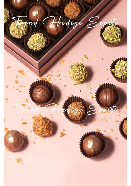 Hediye Sepeti Takribi 200 Adet Küçük Boy Kahverengi Truff Çikolata Kağıdı, Muffin Kek Kalıbı, Lokum Kağıdı 35X20 mm Doğum Günü Parti Dekorasyonu Için