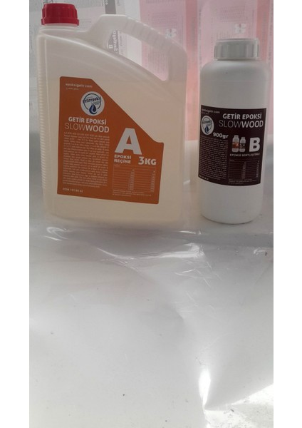 Kalın Döküm(Büyük Hacim) Epoksi Slowwood 3,9 kg