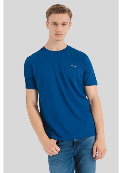 Erkek T-Shirt Mavi