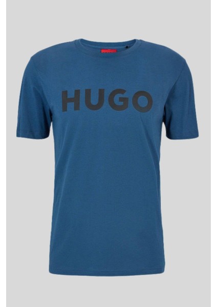 Boss Regular Fit Bisiklet Yaka Erkek T-Shirt Lacivert