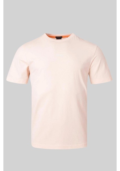 Streç Erkek T-Shirt Pembe