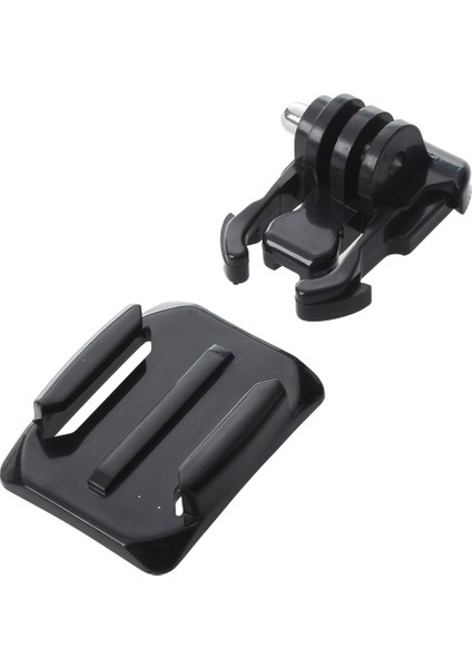 Kask Kavisli Yüzey + Etiket + Toka Gopro Hero 3 2 1 Kamera Için Temel Montaj (Yurt Dışından)