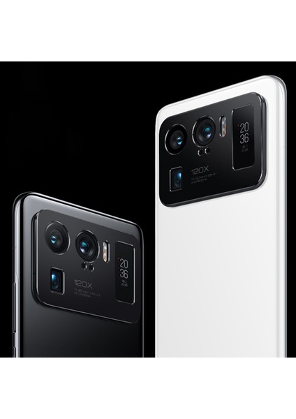Xiaomi Mi 11 Ultra Için Kamera Lens Koruyucu Kılıf Koruyucu Metal Kamera Kılıfı MI11 Ultra Koruma Filmi (Gümüş) (Yurt Dışından)