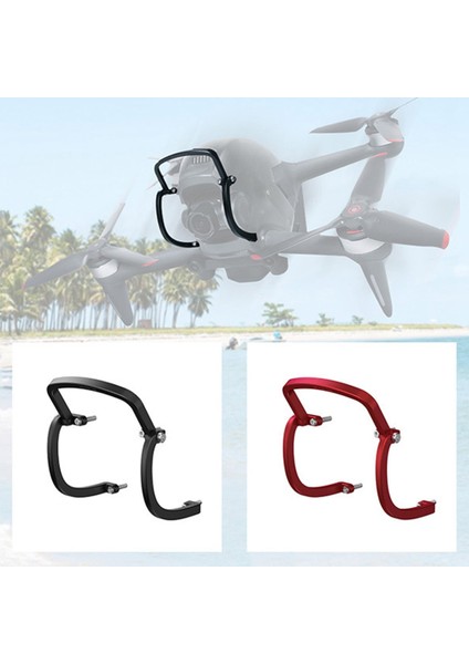 Djı Fpv Combo Için Gimbal Lens Tamponu Üst Koruma Kamera Koruyucu Çubuklar Çarpışma Önleyici Drone Aksesuarları, Siyah (Yurt Dışından) fiyatları
