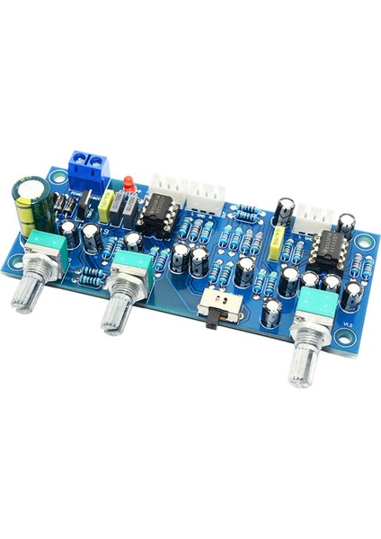 2.1 Kanal Subwoofer Preamp Kartı Alçak Geçiş Filtresi Ön Amp Amplifikatör Kartı NE5532 Alçak Geçiş Filtresi Bas Preamplifikatör (Yurt Dışından)