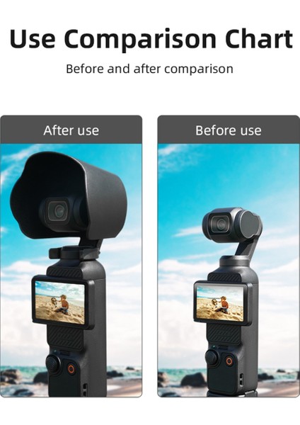 Djı Osmo Pocket 3 Sabitleyici Güneşlik Lens Kapağı Saklama Plakası Koruyucu Aksesuarlar (Yurt Dışından) fiyatları