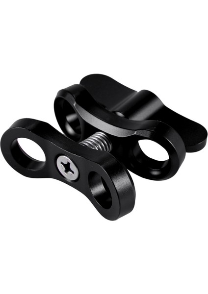 Kamera Aksesuarı Dalış Işıkları Topu Kelebek Klip Kol Kelepçe Dağı Alüminyum Gopro Hero 3 +/4/5 Xiaoyi Gitup SJ6000 Kamera Siyah (Yurt Dışından)
