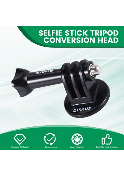 Puluz Gopro Aksesuarları Kamera Tripod Montaj Adaptörü Standart Uzun Vida Gopro Hero5 Hero4 Session Hero 5 4 3+ 3 Sjcam SJ4000 (Yurt Dışından)
