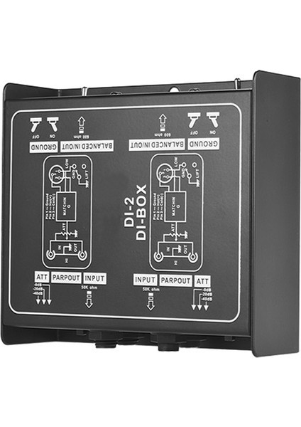Premium Doğrudan Enjeksiyon Kalıplanmış Ses Kutusu - Gitar ve Bas Bağlantıları Için Giriş Pedi ile Pasif Dı Ünite Iptali (Yurt Dışından) indirimleri