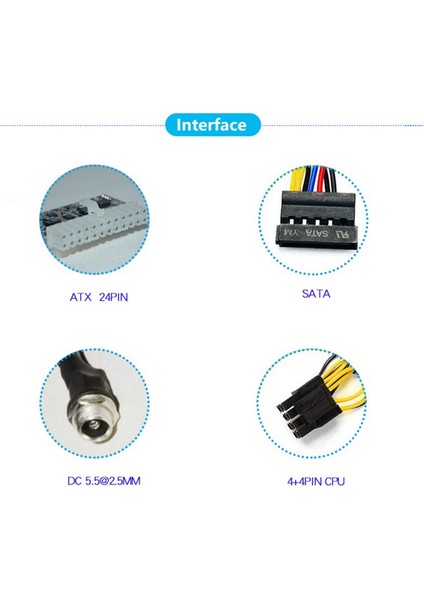 Yüksek Güç 300W 12V Dc5.5x2.5mm Giriş Dc-APsu Pico AAnahtarı Madencilik Psu 24PIN Mını IDc APc Güç Kaynağı (Yurt Dışından) fırsatları