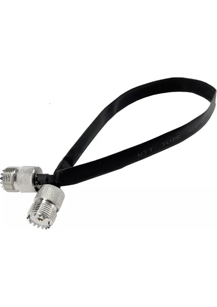 Adet- 20 cm Rf Koaksiyel Kablo Pencere/kapı Geçişli Düz Kablo, SO239 Uhf Dişi-Dişi Erkek Konnektör (Yurt Dışından) modelleri