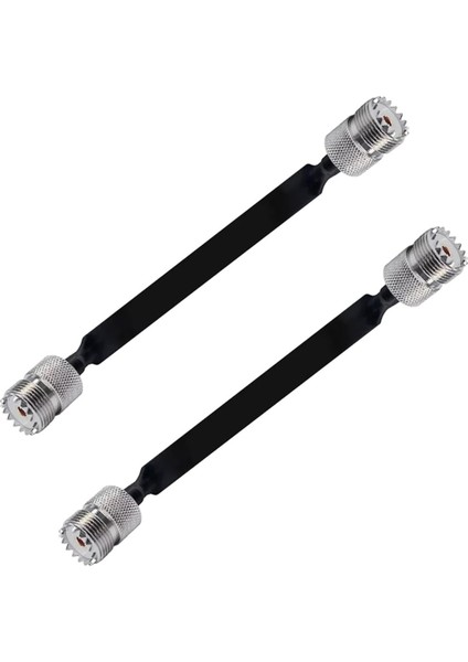 Adet- 20 cm Rf Koaksiyel Kablo Pencere/kapı Geçişli Düz Kablo, SO239 Uhf Dişi-Dişi Erkek Konnektör (Yurt Dışından) indirimleri