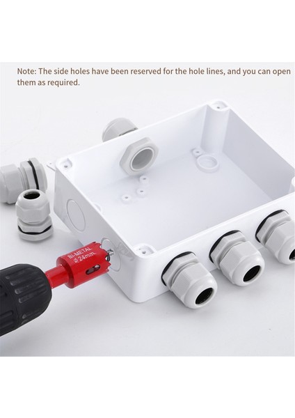 Abs Su Geçirmez Bağlantı Kutusu Dış Terminal Kutusu Plastik Güç Mühür Kutusu Genel Elektrik Mühendisliği Muhafazası Siyah (Yurt Dışından) fiyatları