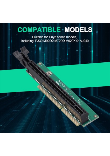 Lenovo Tiny5 Serisi Modelleri P330 M920Q M720Q M920X Için Pcı-E 16X Grafik Kartı Adaptör Kartı 01AJ940 PCIE16 Yükseltici Kartı (Yurt Dışından) fırsatları
