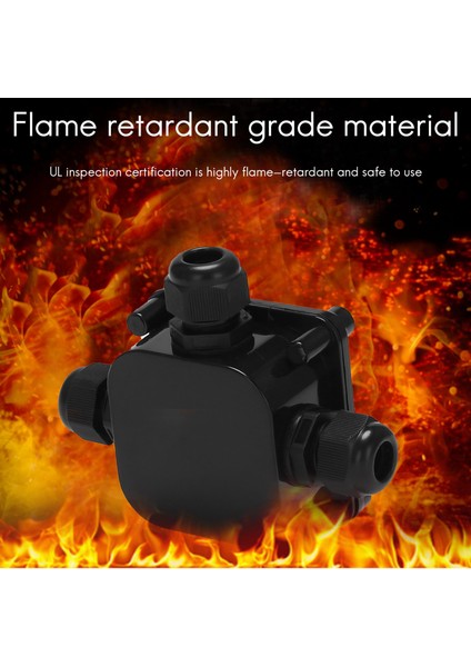 Kutu Su Geçirmez IP68 Harici Elektrik Bağlantı Kutusu 3 Yollu Kablo Konektörü Dış Mekan Için 5.5mm-10.2mm (8'li Paket) (Yurt Dışından) fırsatları